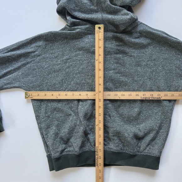 NIKE Stanton‎ Pullover Hoodie Sweatshirt Womens Medium Green Cowl Neck Batwing - Picture 8 of 13